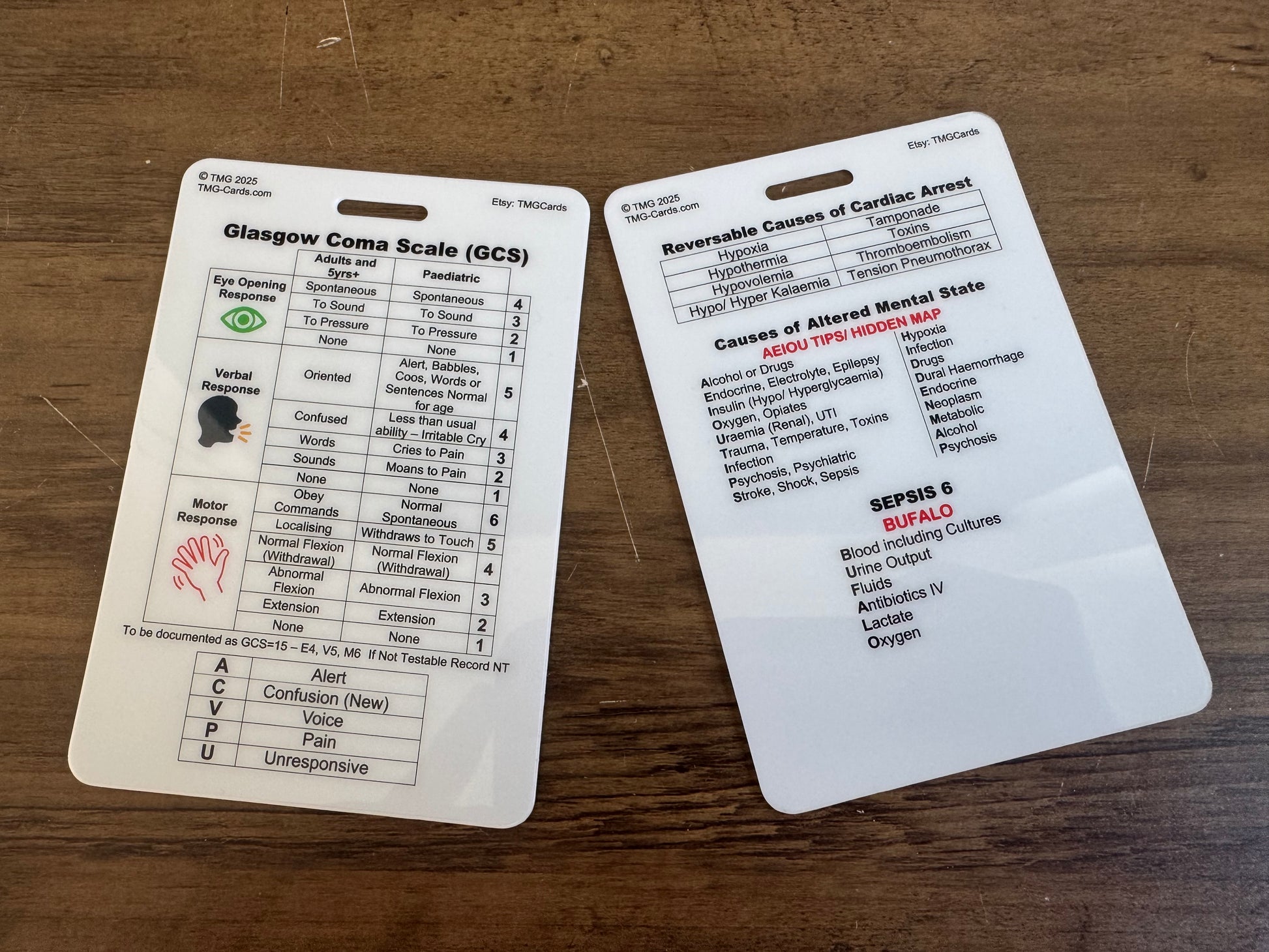 Paediatric Children Nursing Healthcare Educational Cards - Set of 7