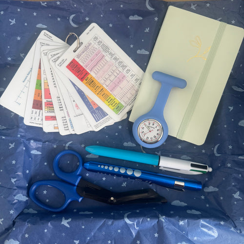 Blue Healthcare Gift Set for Students and Professionals. Ideal for Student Nurse, Nurse, Student Paramedic, Paramedic and Medical Students